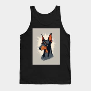 Doberman Dog 3 - Japanese Retro Art Tank Top